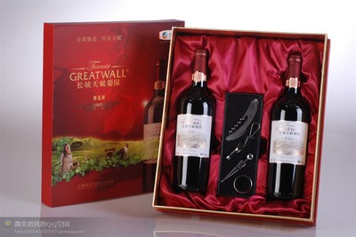 【長(zhǎng)城天賦葡園天賦鴻運(yùn)禮盒干紅葡萄酒2*750ml中糧酒業(yè)批發(fā)兼零售